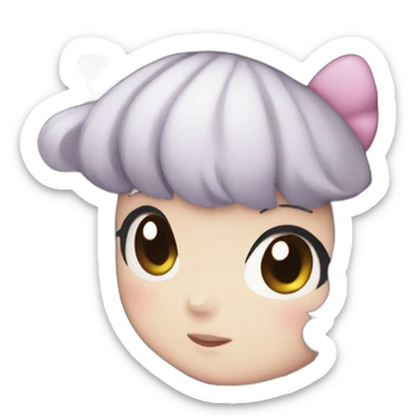 Kuromi sanrio sticker