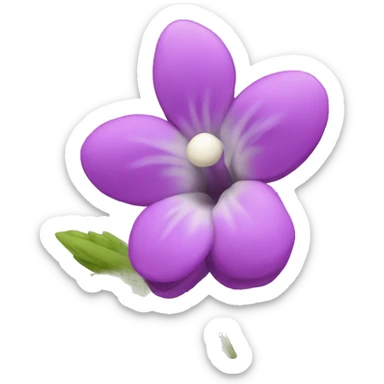 Veronica flower sticker