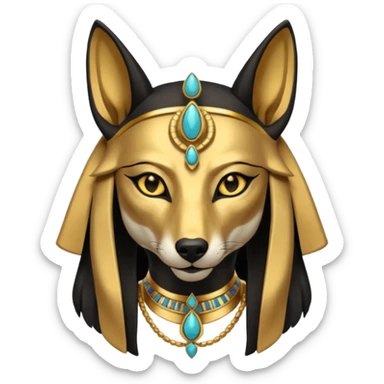 Anubis from Egyptian Gods sticker