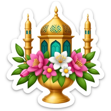 Ramadan floral  sticker