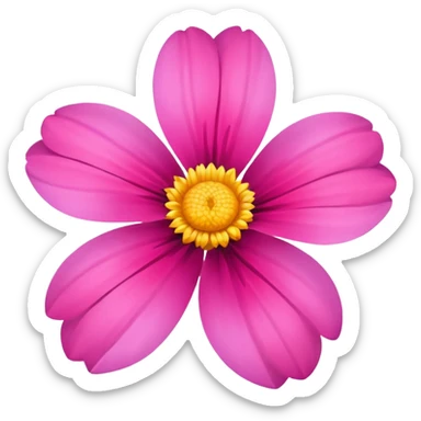 Make an astetic flower sticker
