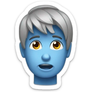 qwerty cries that his family abandoned him sticker