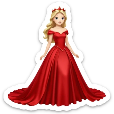 a red princess dress




























 sticker