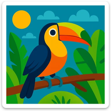 Toucan sticker