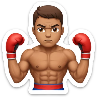  a boxer  sticker