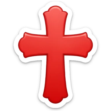 Can you make a CROSS emoji sticker