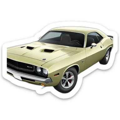 Dodge challenger 1969 sticker