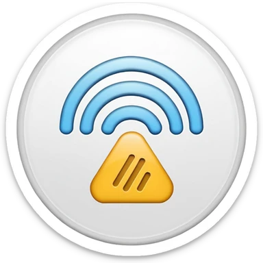 Minimalist “No Wi-Fi” icon sticker