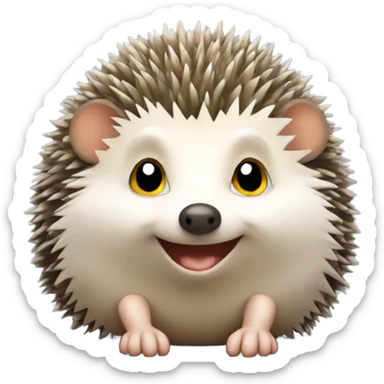 Cute hedgehog for Cryptocurrency sticker