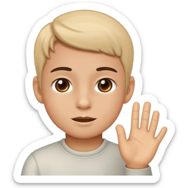 Kid doing 67 sticker