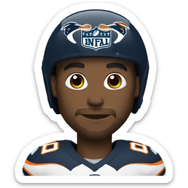 nfl player  sticker