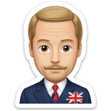 Prince George Duke Of Kent 4th Son of King George V sticker