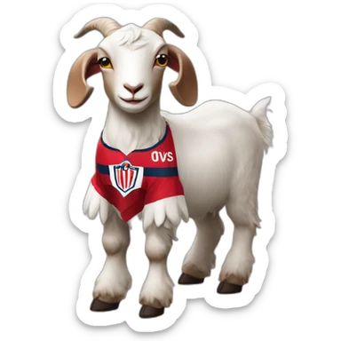 Goat with chivas jersey sticker
