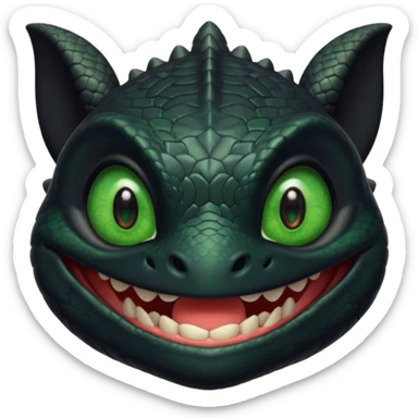 How to train your dragon toothless sticker