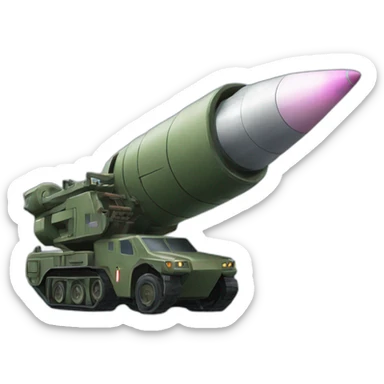 american rocket launcher sticker