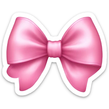 cute pink bow sticker