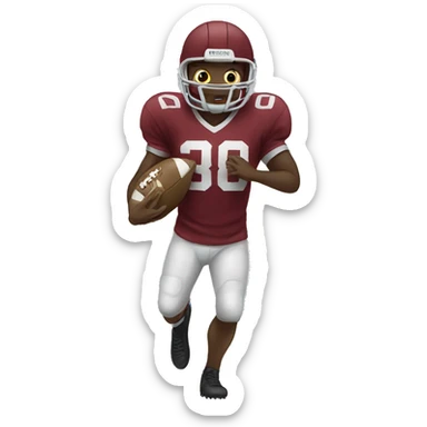 Hours playing football  sticker