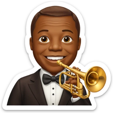 Louis Armstrong sticker