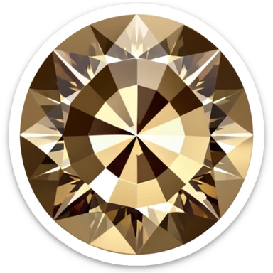 beige 56-carat diamond sticker