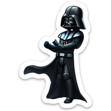 Darth Vader Swinging Light Saber sticker