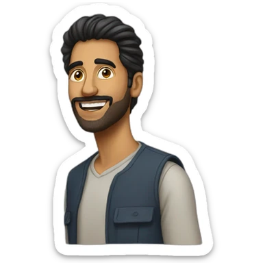 Zany malik sticker