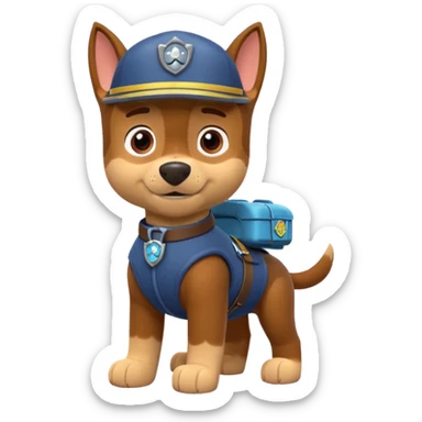 Ruben de la part patrouille fait ruben de la pat patrouille  sticker