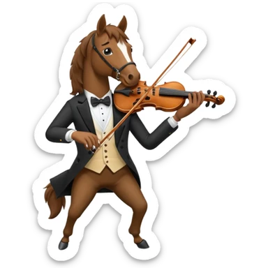 horse Musician sticker