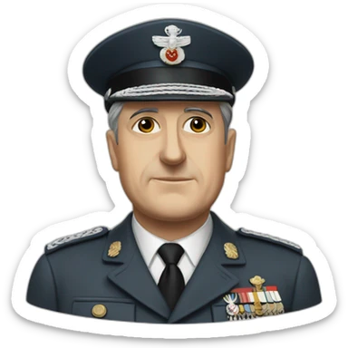 Charles de Gaulle sticker