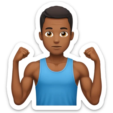 Skinny black man with gyatt sticker