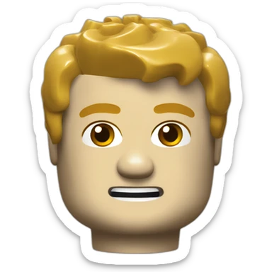 lego minifig head sticker
