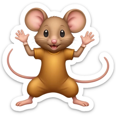 Ratón bailando  sticker