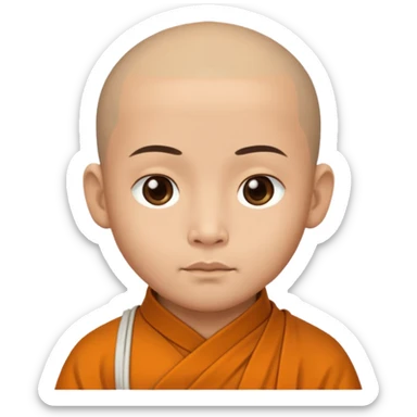 a monk sticker