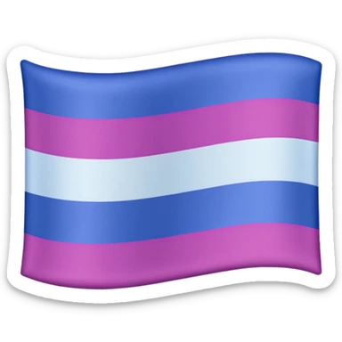 bisexual flag sticker