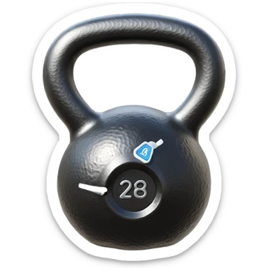 kettlebell weight sticker