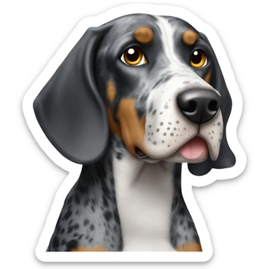 Bluetick coonhound sticker