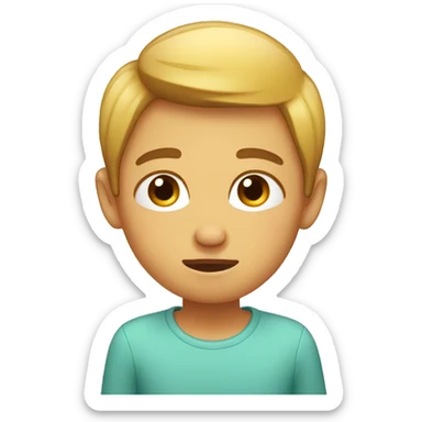 saying sorry by touching ears sticker