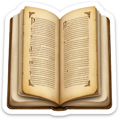 ספר תהילים פתוח עם הטקסט בעברית:ה' רועי לא אחסר. sticker