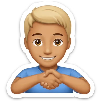 helping handshake sticker