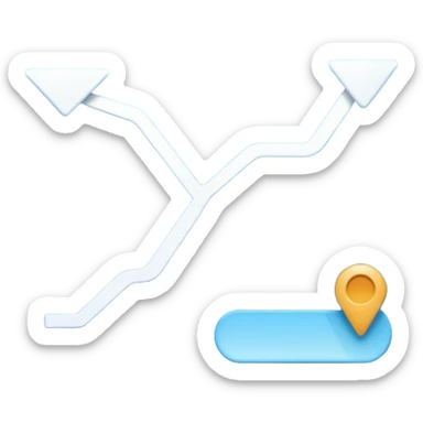 roadmap in professional design for business presentation, clean edges, modern corporate aesthetic sticker