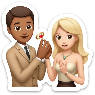 Propose marriage  sticker