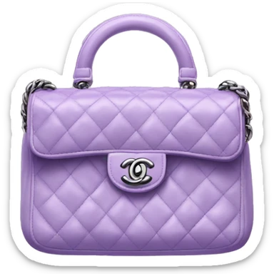 Lilac chanel handbag sticker