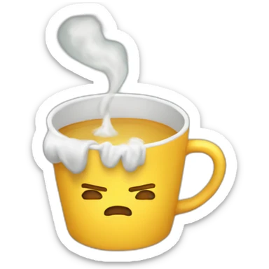 cup of farts sticker