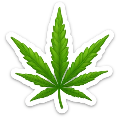 Weed joint sticker