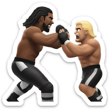 wwe fight sticker