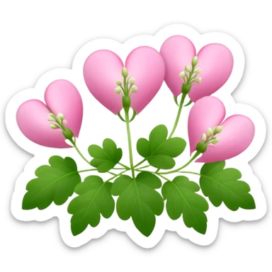 Dicentra spectabilis sticker