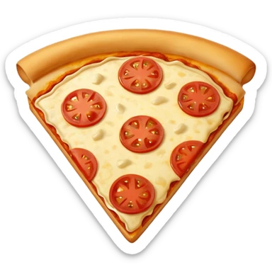 square pizza sticker