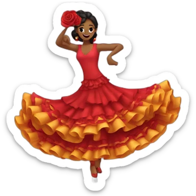 Baile flamenco sticker
