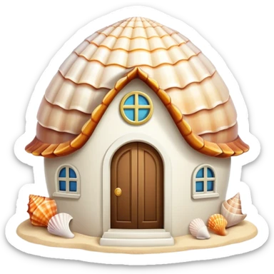 shell house sticker