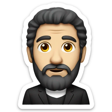 orthodox Jew with sideburns sticker