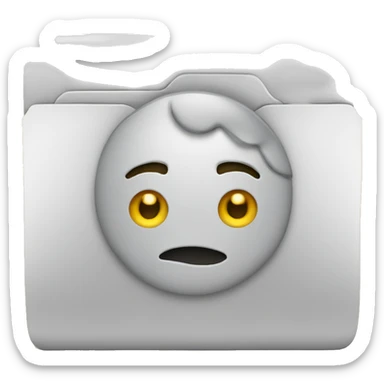folder with a download icon  sticker